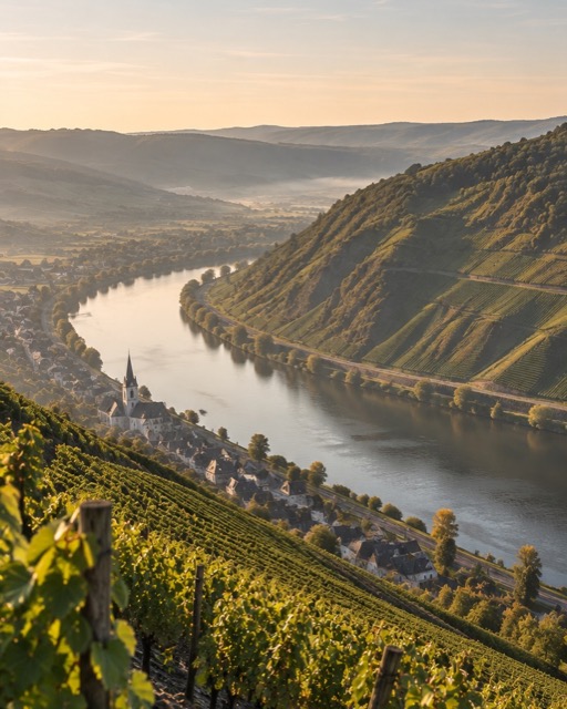 Wijnlandschap van Mosel
