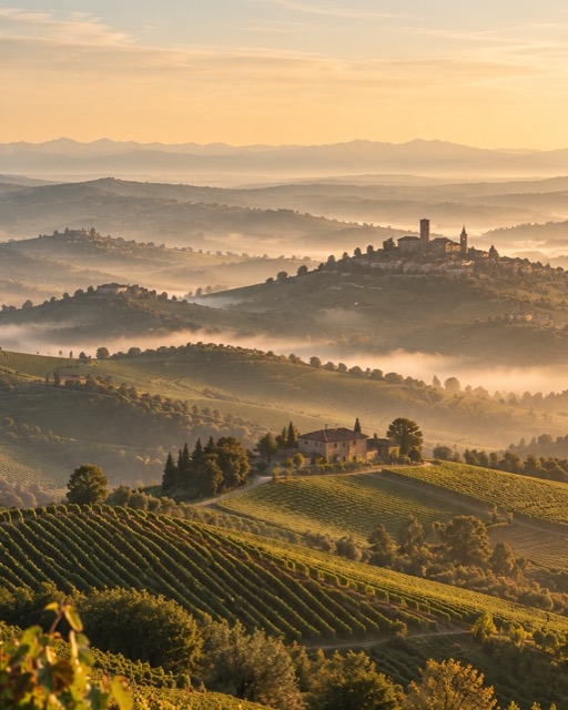 Wijnlandschap van Piemonte